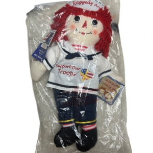 Aurora‎ Raggedy Andy 16'' Doll Support Our Troops